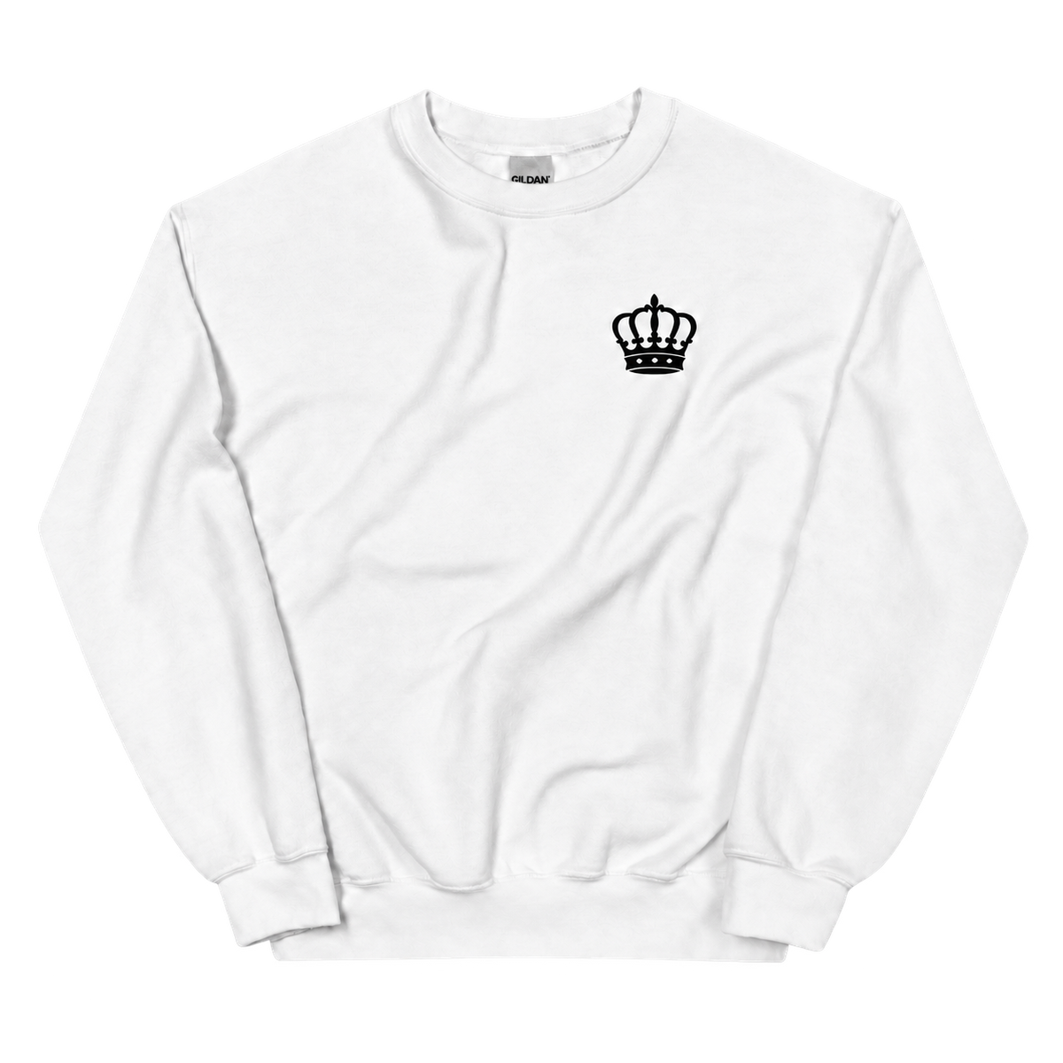 Pull Attitude — Blanc — devant — fond transparent