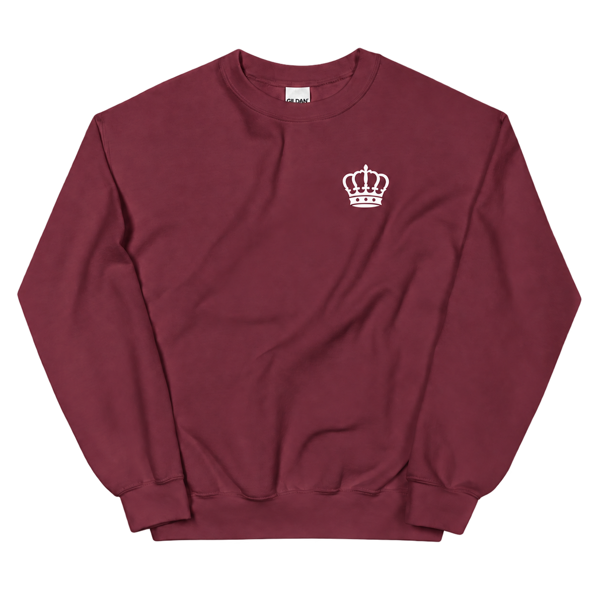 Pull Attitude — Bordeaux — devant — fond transparent