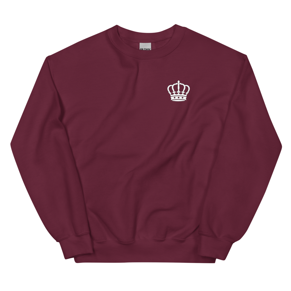 Pull Attitude — Bordeaux — vue de devant, coupe unisexe